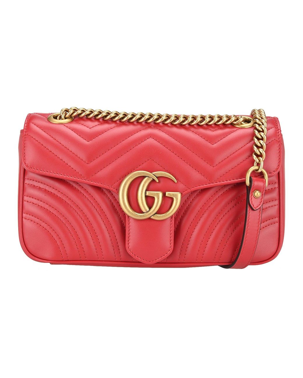 gg marmont small matelassé shoulder bag pink
