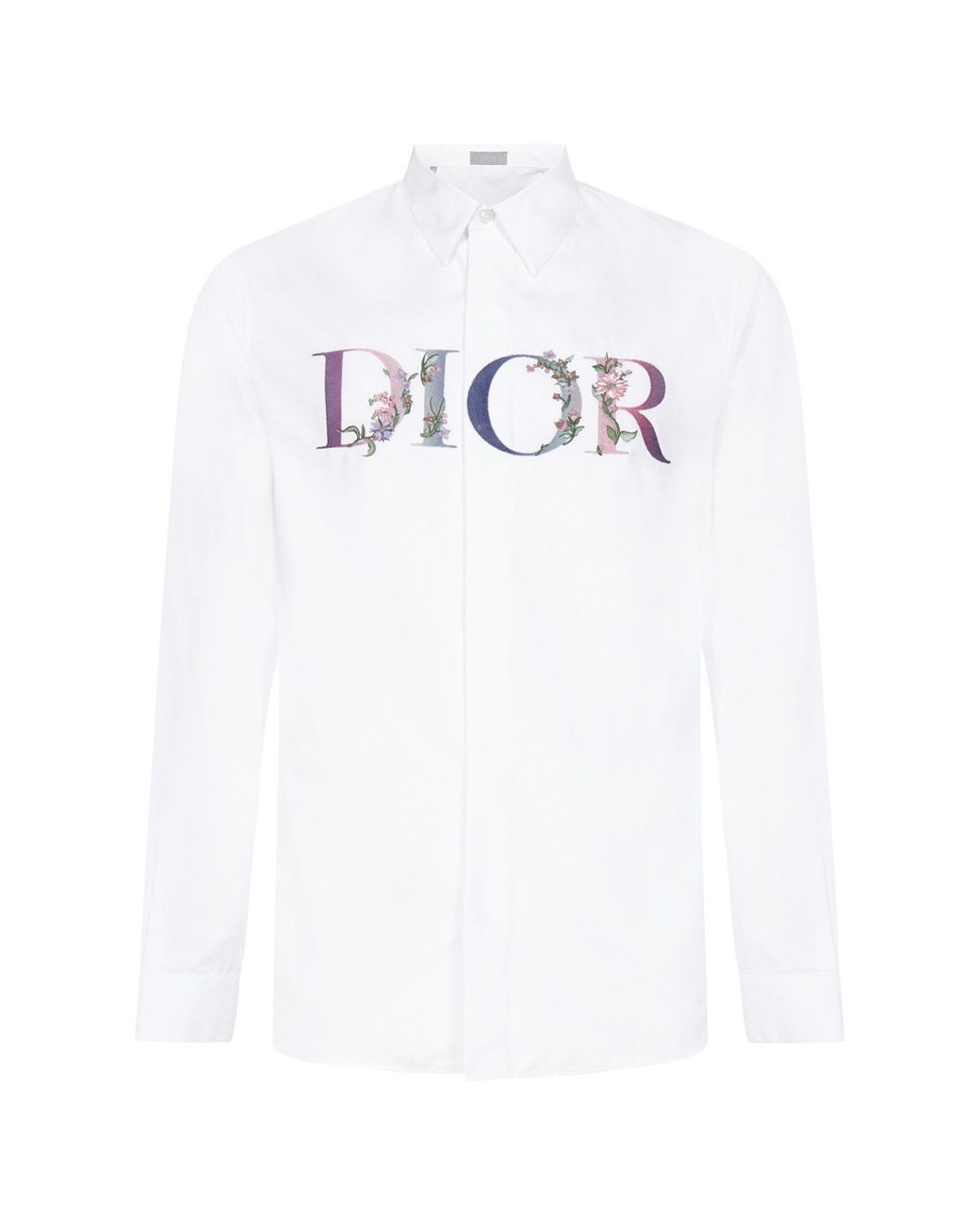 Dior Cotton Flowers Shirt in White for Men - Lyst