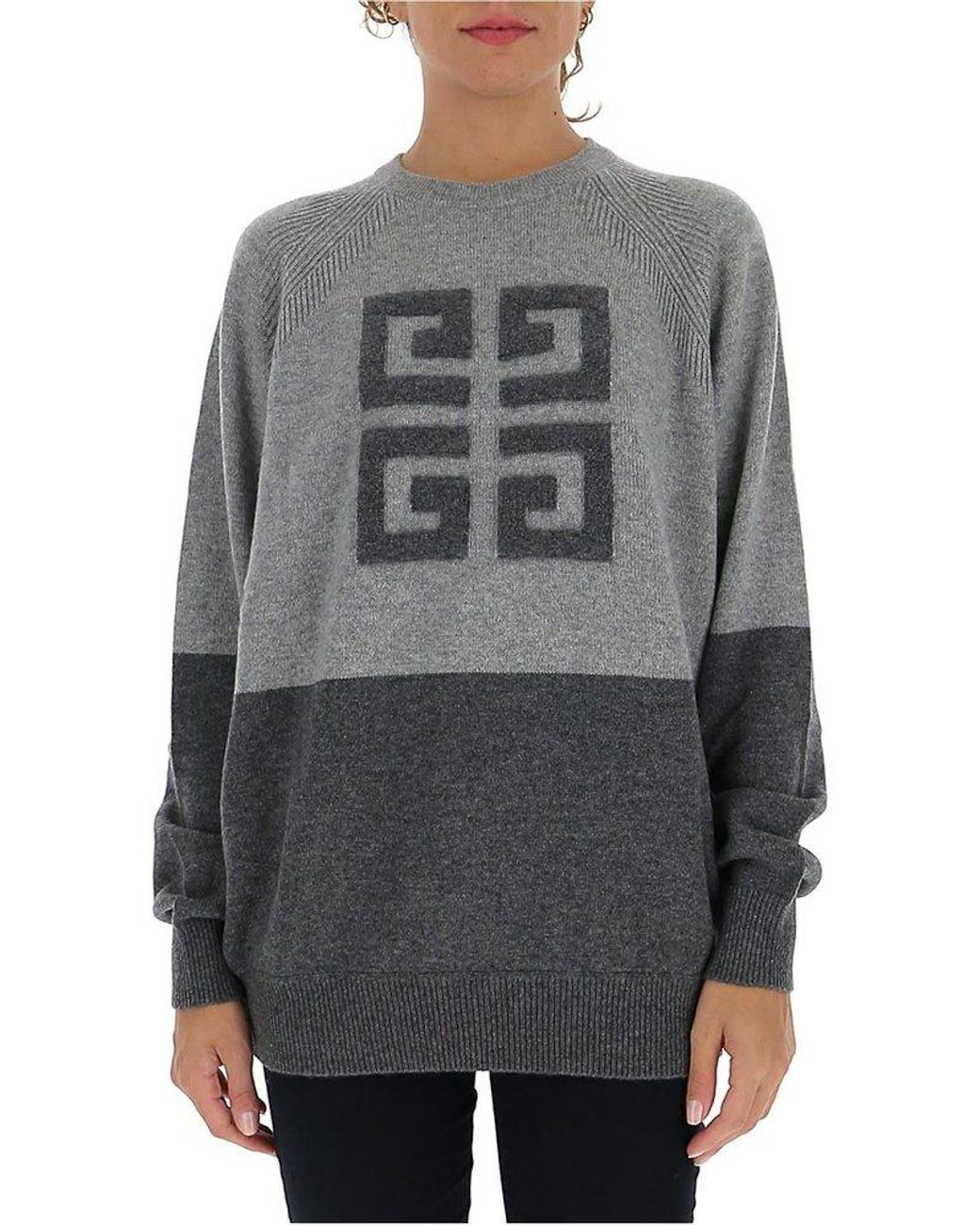 Givenchy 4g Emblem Two-tone Sweater in 