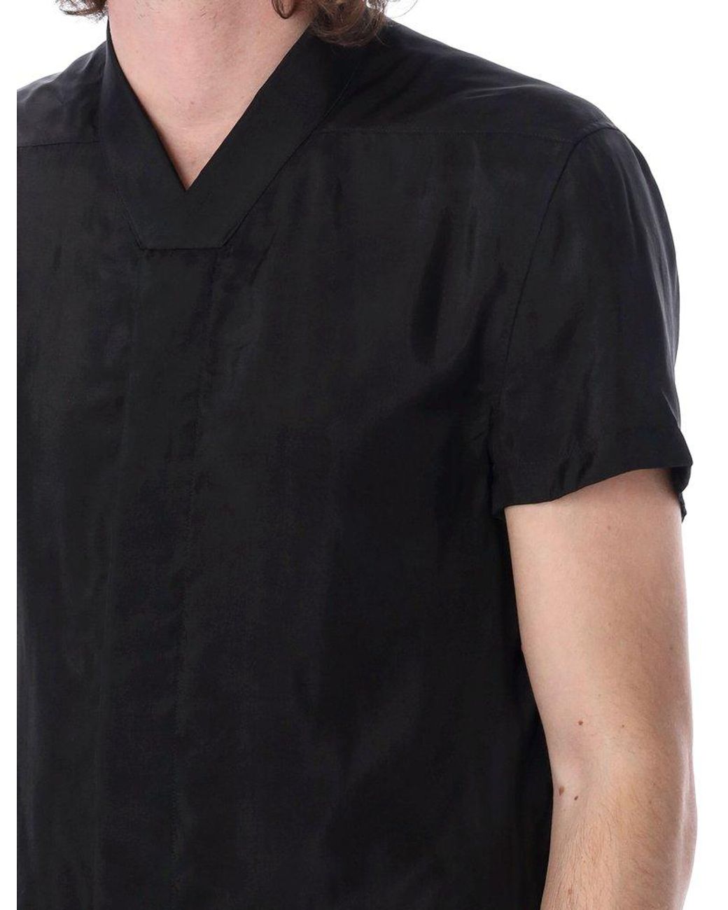 rick-owens-Black-Straight-Hem-