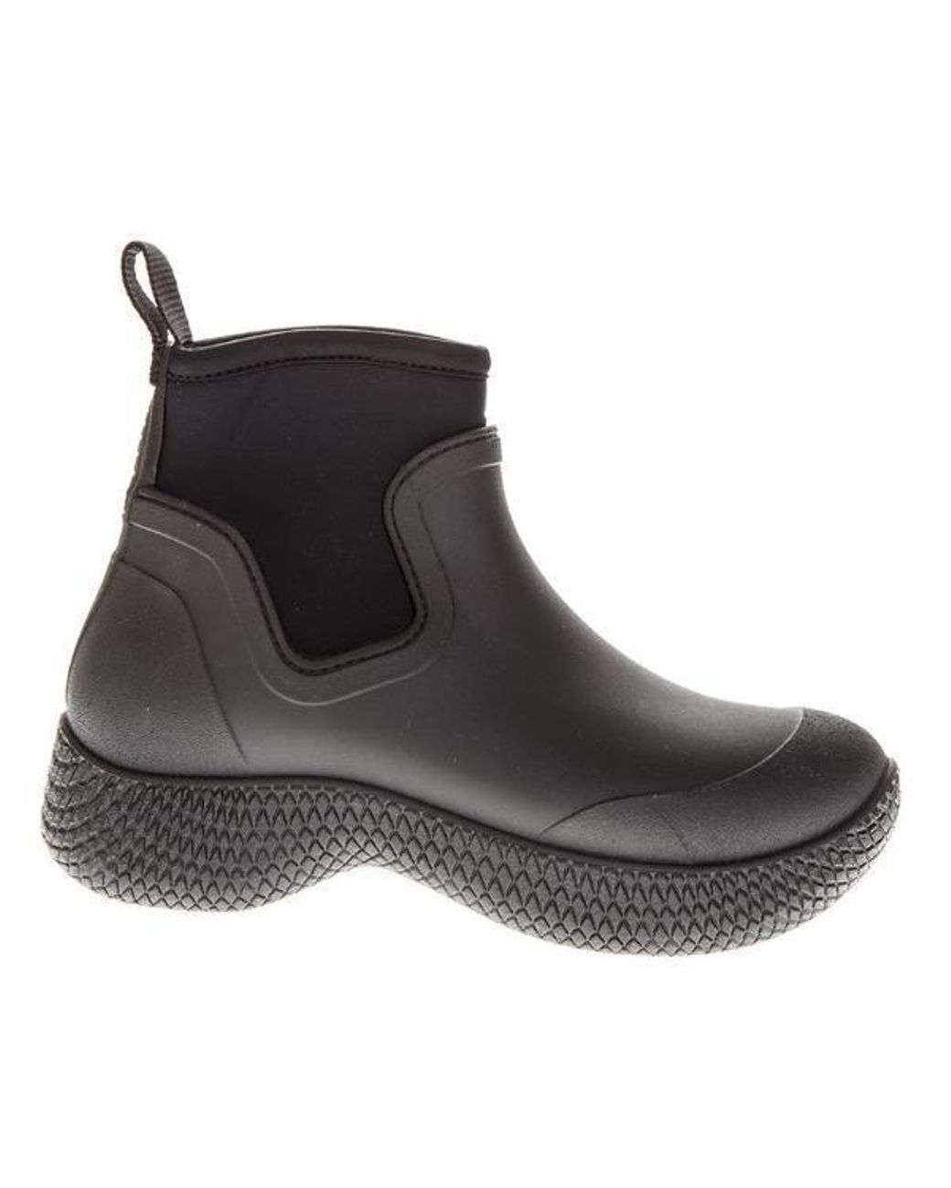 Celine Outdoor Ankle Boots in Black | Lyst