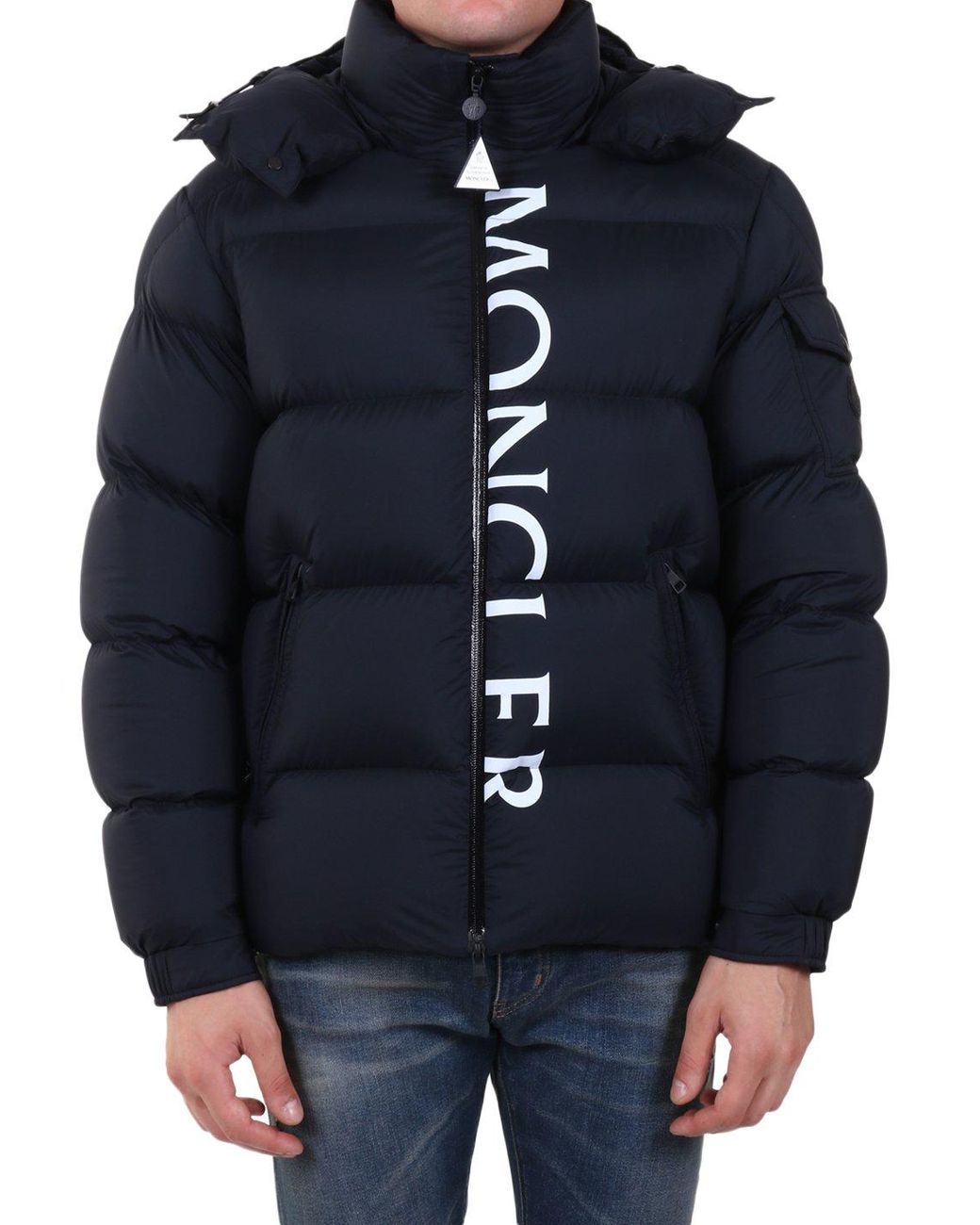 Moncler Synthetic Maures Down Jacket in Blue for Men - Lyst