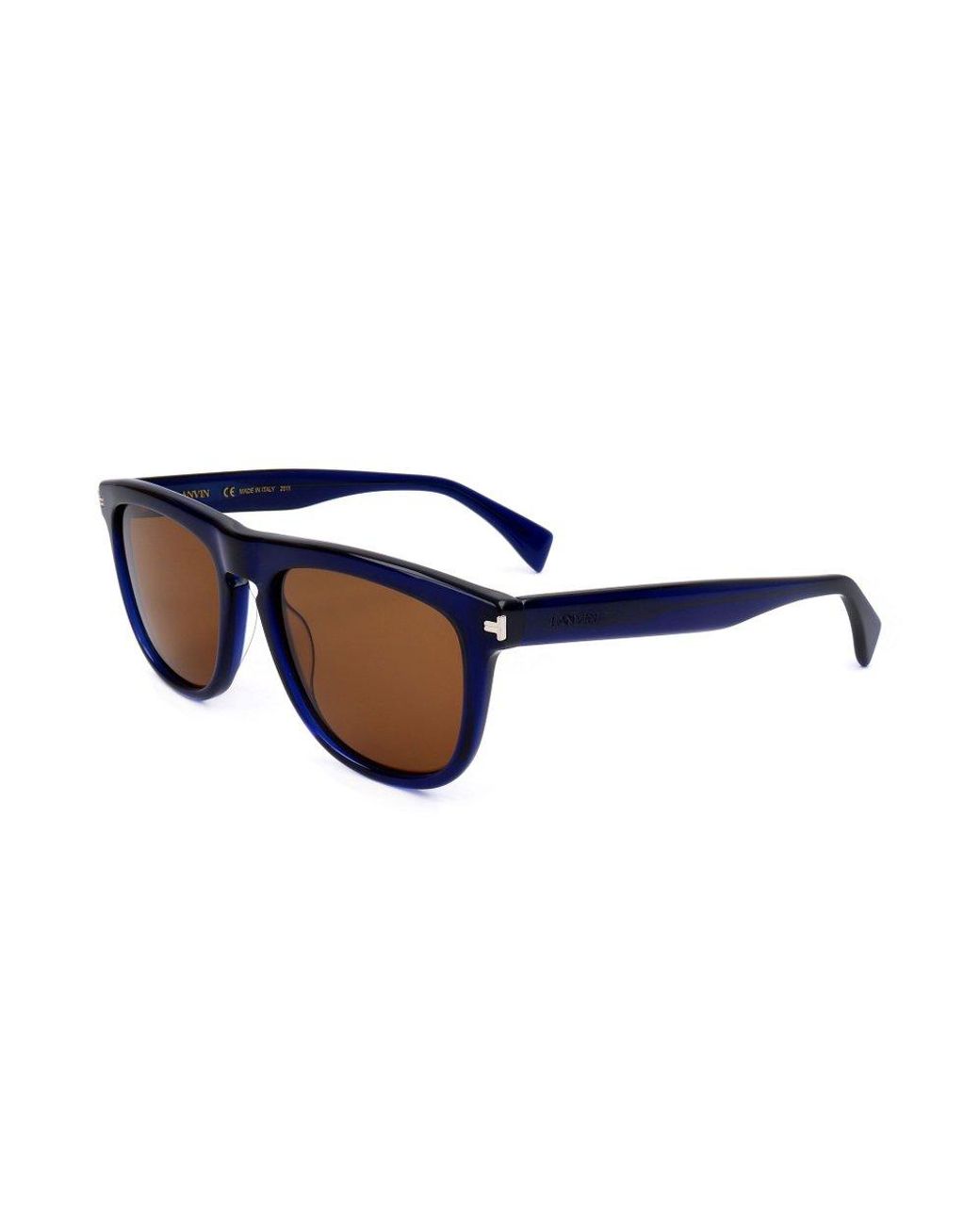 Lanvin Square Frame Sunglasses in Blue for Men | Lyst