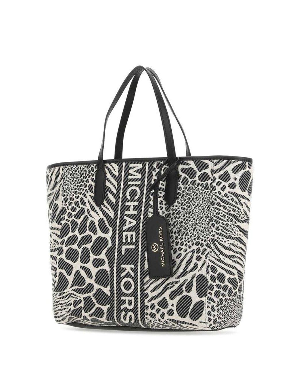 Michael kors leopard on sale tote