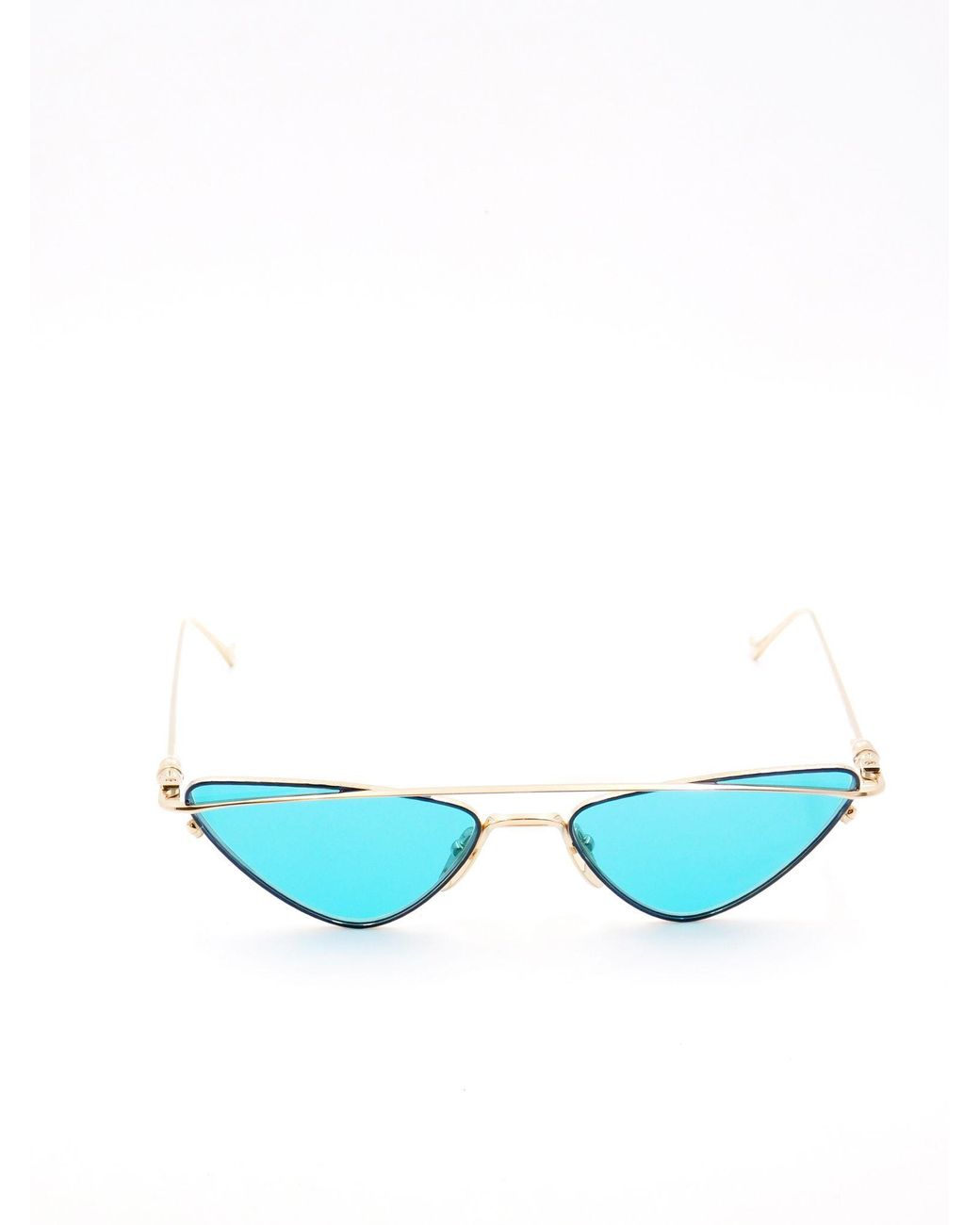 Chrome Hearts Triangle Frame Sunglasses in Metallic | Lyst