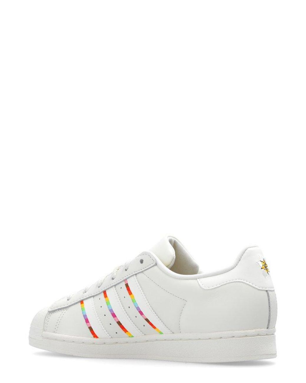 adidas X Rich Minsi Superstar Pride Panelled Sneakers in White for Men |  Lyst