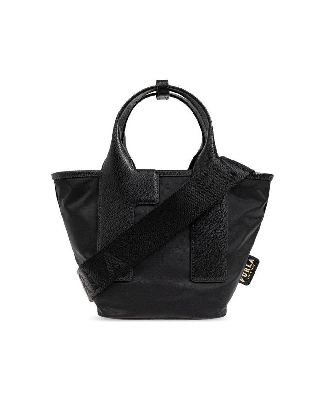 ハンドバッグ Furla  Piuma Small Top Handle Bag Furla Piuma Small Top Handle Bag in Black | Lyst