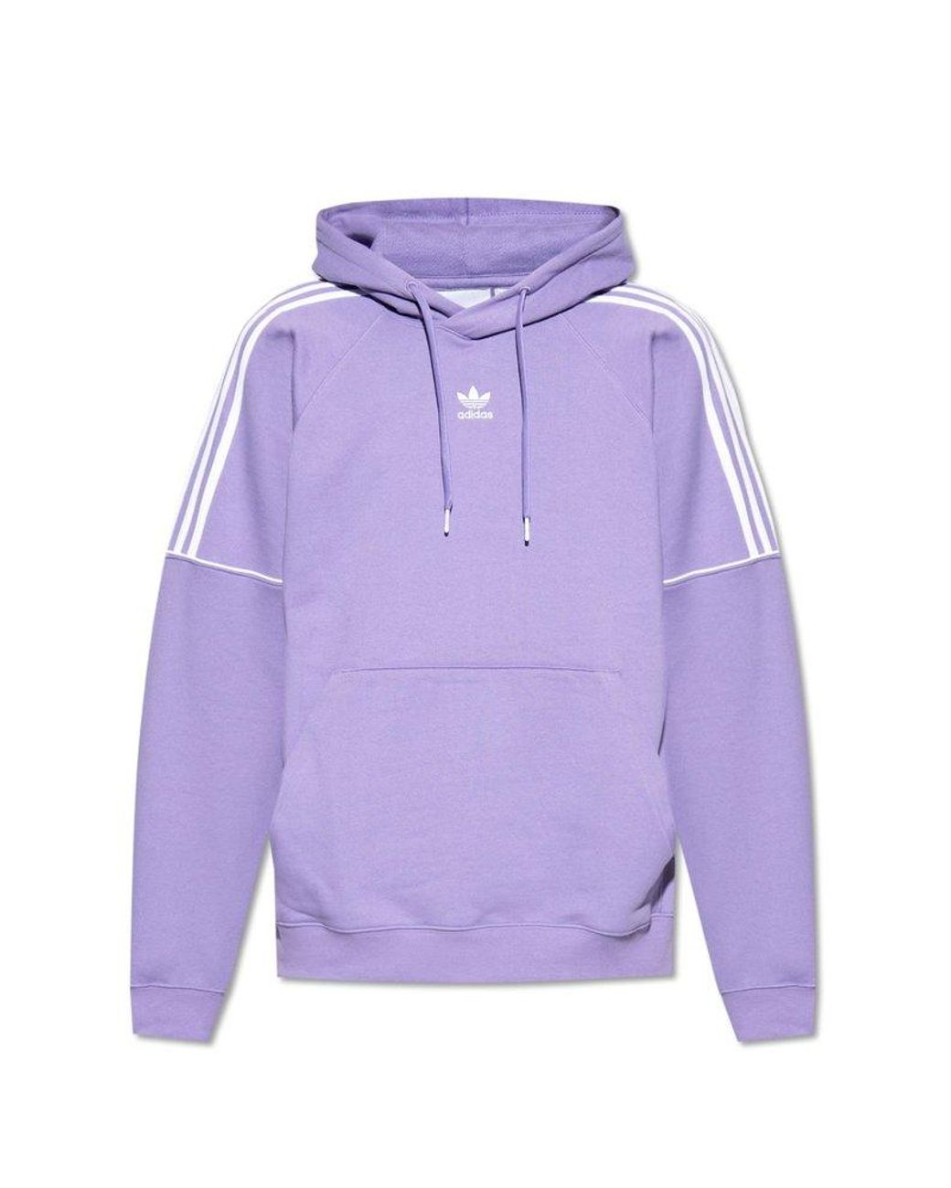 Men | adidas Purple With Lyst Hoodie for in Originals Logo,