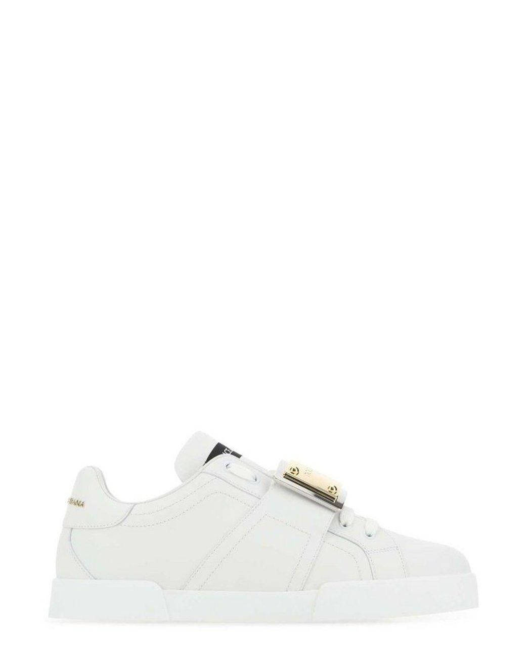 dolce & gabbana portofino logo sneakers