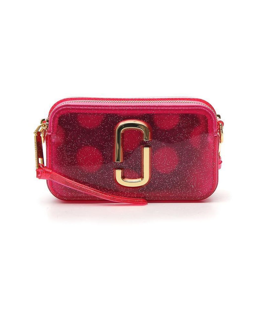 Marc Jacobs Jelly Glitter Snapshot Camera Bag in Pink | Lyst UK