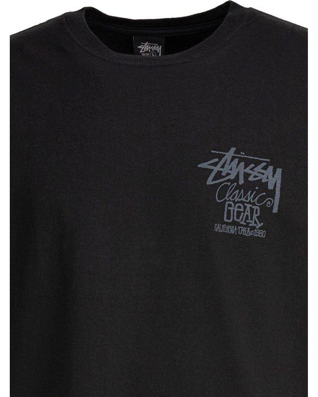 ☆STUSSY☆ PIGMENT DYED CLASSIC GEAR T-SHIRT BLACK Foils LS Tee Pigment Dyed – Black | Tees | Stüssy