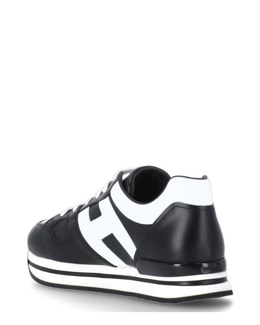 Hogan H222 Low top Sneakers in Black Lyst UK