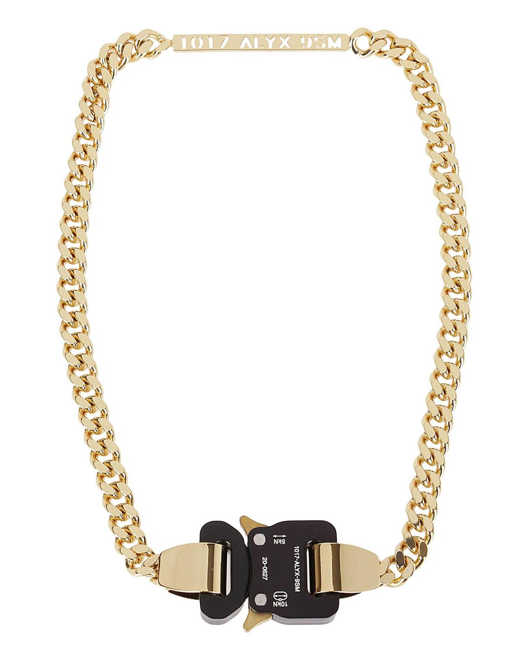 1017 ALYX 9SM 1017 Buckle Necklace in Gold (Metallic) for Men - Lyst
