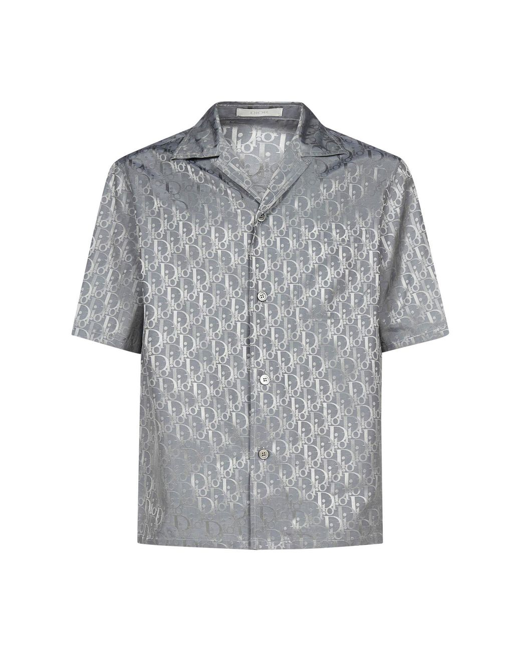 Dior Oblique Shirt in Gray for Men Lyst