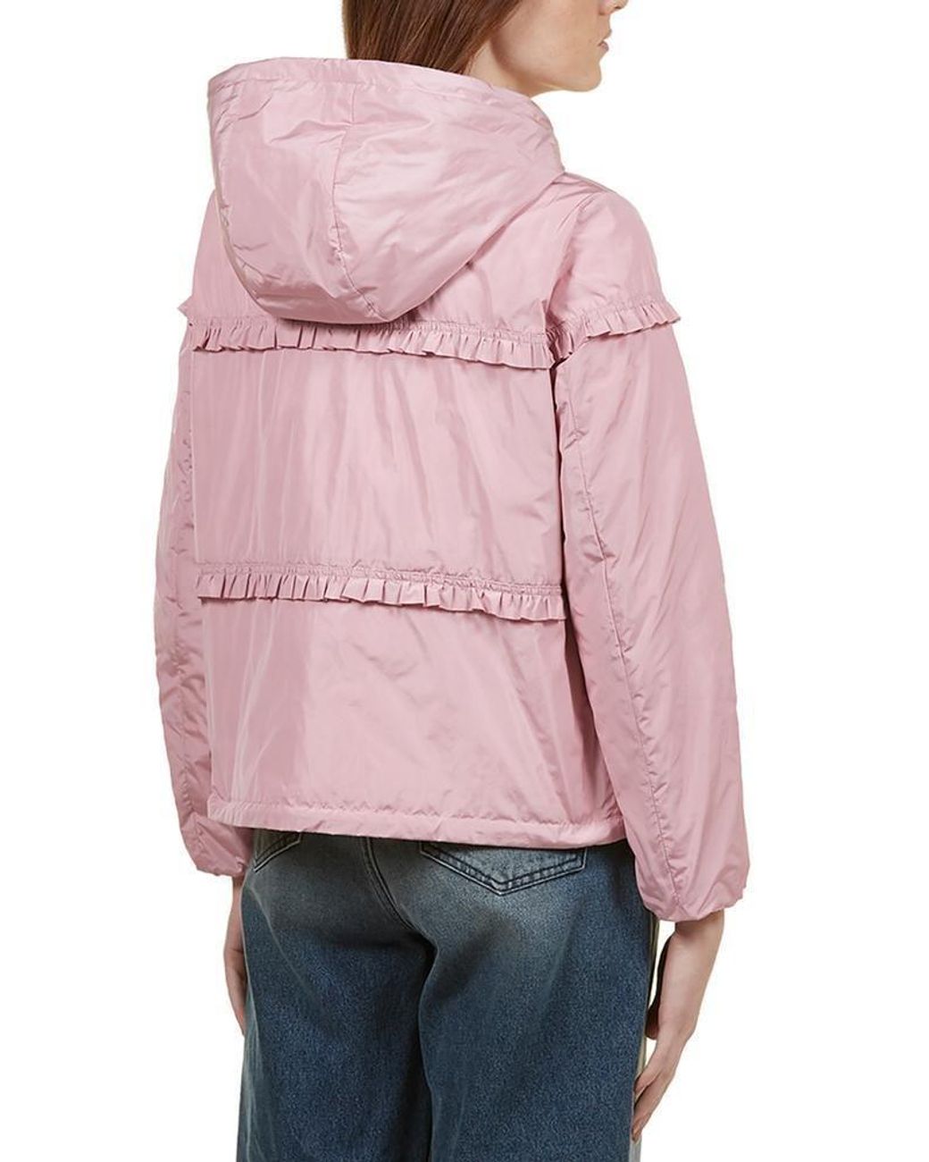 Moncler Synthetic Prague Zipped Jacket in Pink | Lyst Australia