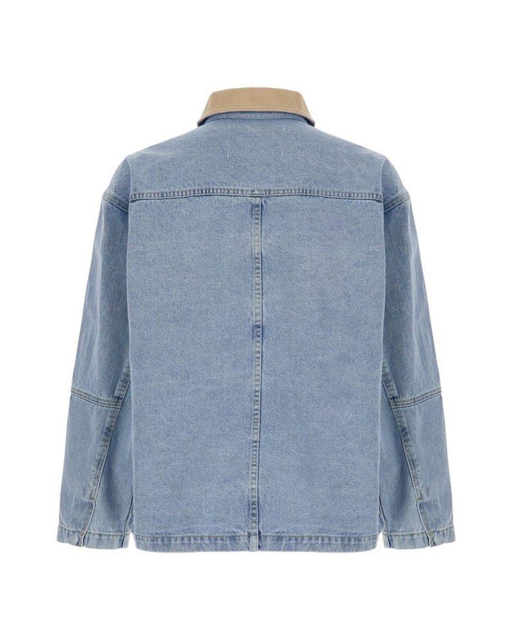 DUNST Vintage Denim Work Jacket in Blue | Lyst