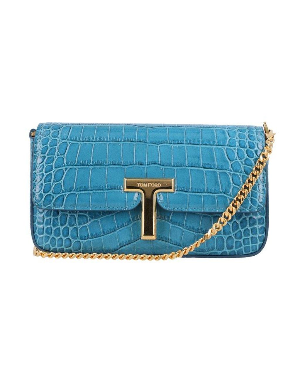 TOMFORD シャイニー スタンプ エンボス ウォリス ミニ バッグ TOMFORD シャイニー スタンプ エンボス ウォリス ミニ バッグ