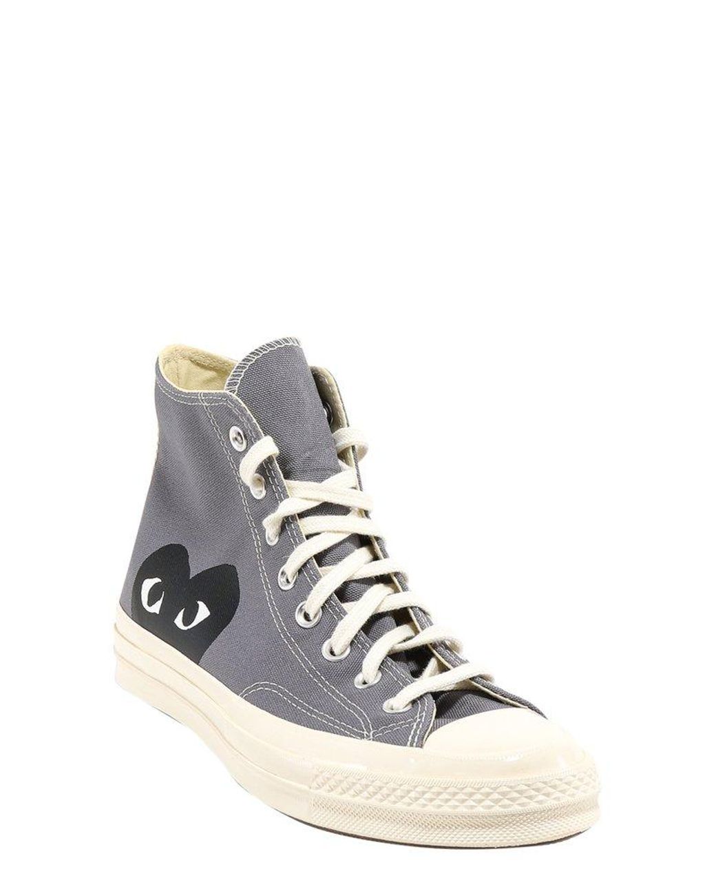 COMME DES GARÇONS PLAY X Converse Big Heart High-top Sneakers in White for  Men | Lyst