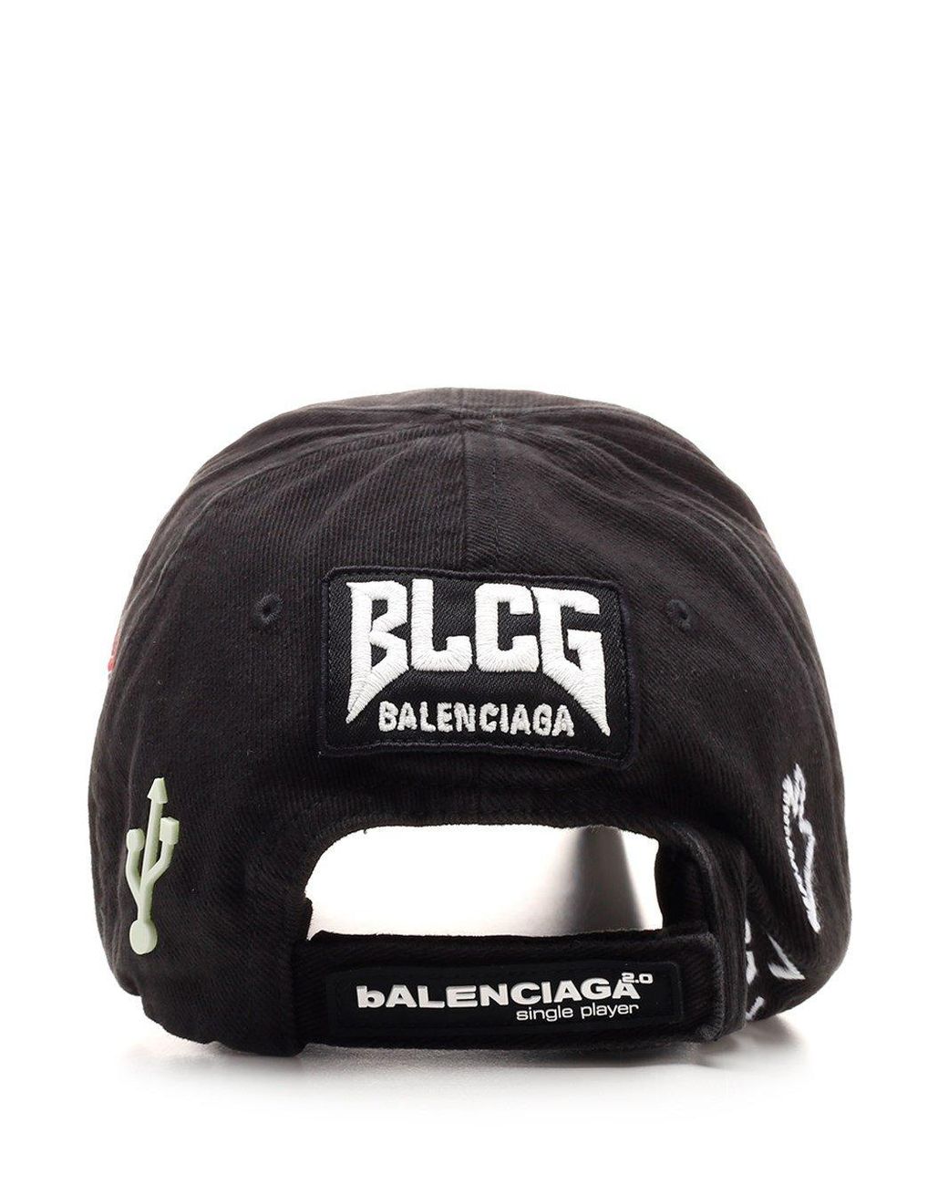 Balenciaga/バレンシアガ｜ブラック ベースボール キャップ