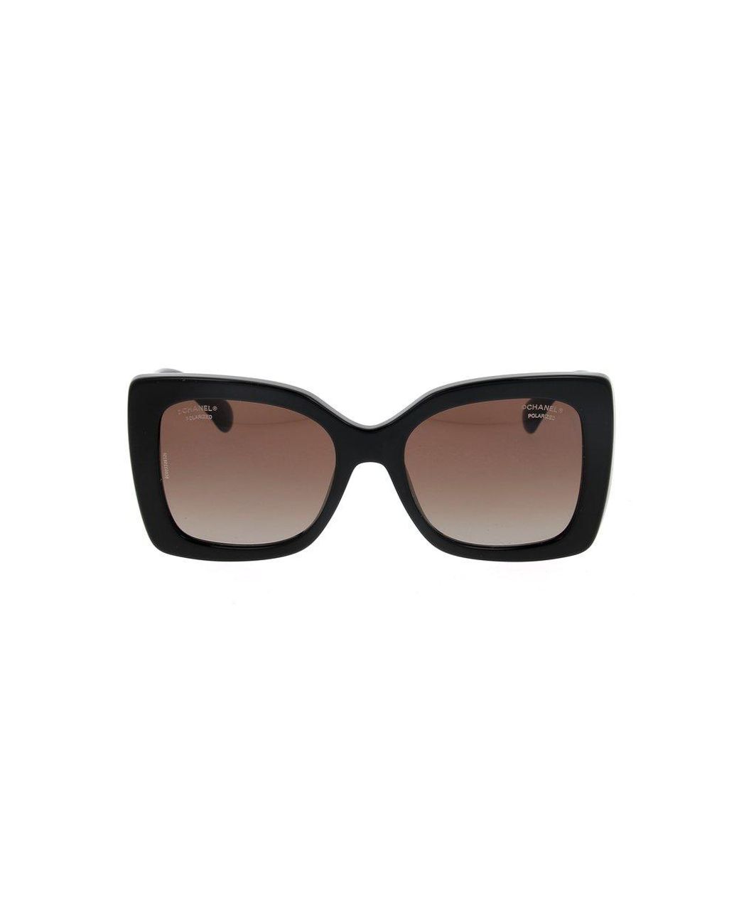 Chanel Square-frame Sunglasses in Black