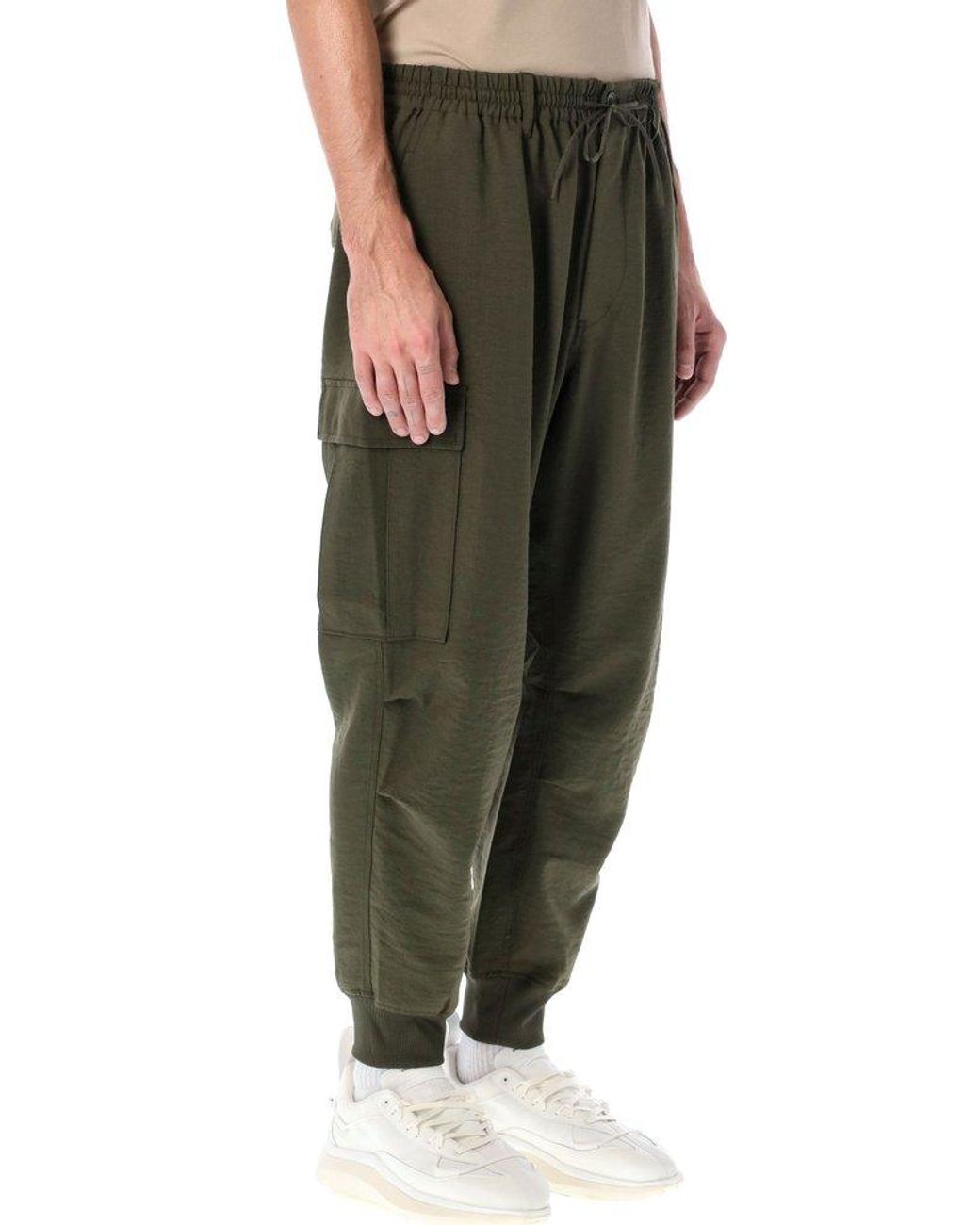 Y-3 Classic Sport Uniform Cuffed Cargo Pants in Green for Men | Lyst