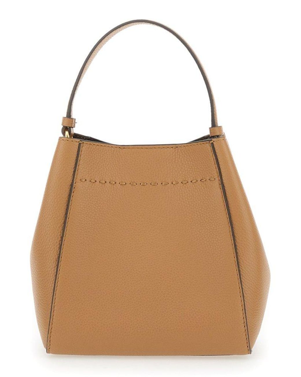 Tory Burch Mcgraw Small Bucket Bag in Brown | Lyst