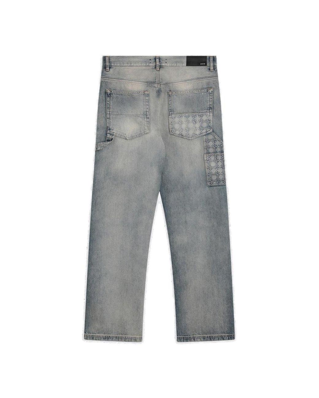Amiri Debossed Ma Quad Carpenter Jeans in Gray for Men | Lyst Amiri Debossed Ma Quad Carpenter Jeans in Gray for Men | Lyst