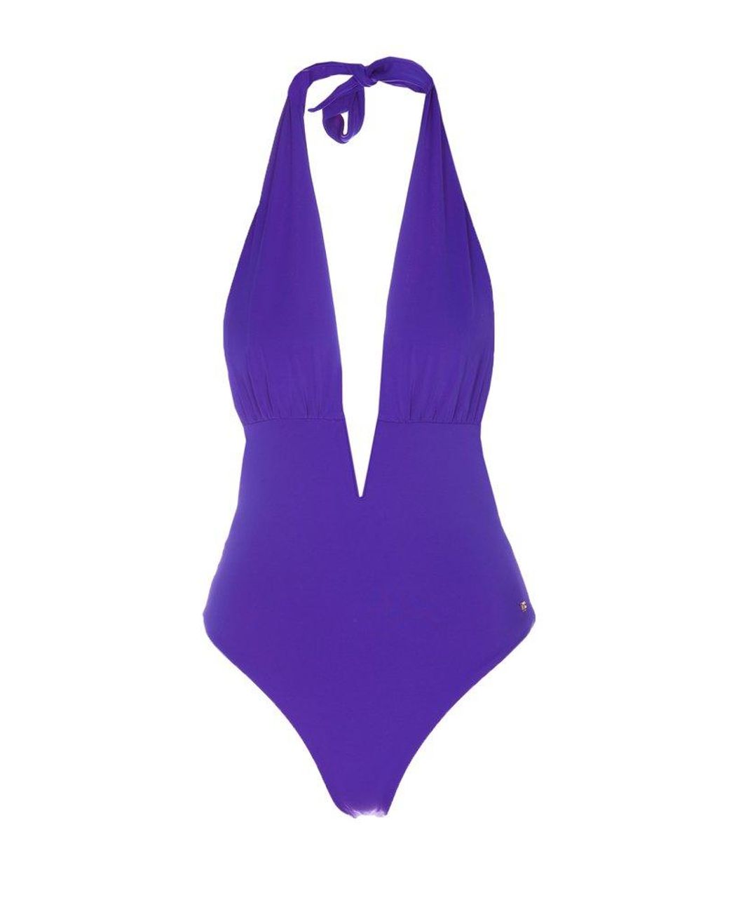 Tom Ford Logo Plaque One Piece Swimsuit in Purple | Lyst