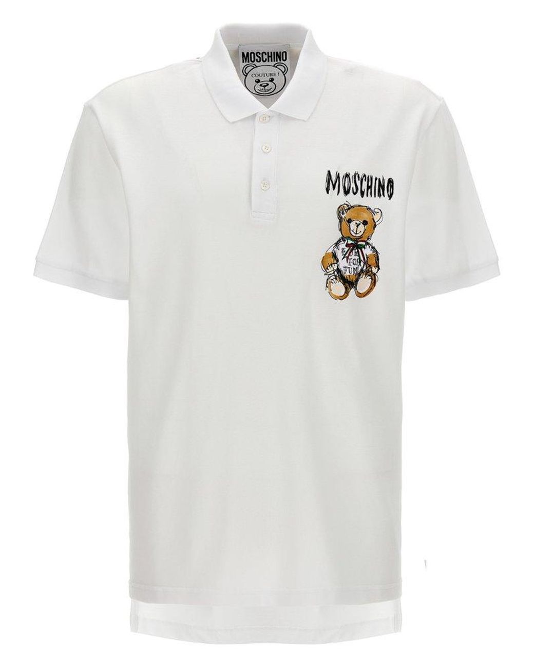 Mens moschino hotsell polo shirt