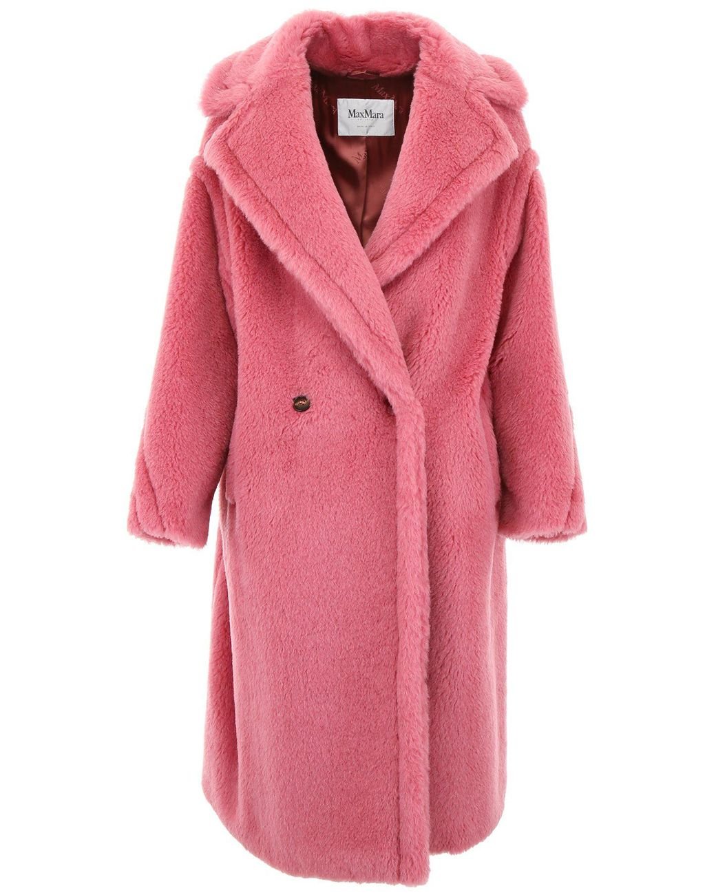 Max Mara Teddy Bear Coat in Pink | Lyst