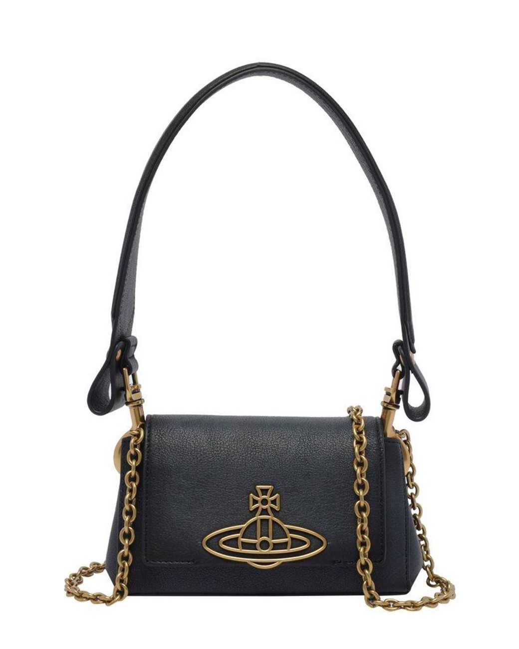 バッグ・カバンその他 Vivienne Westwood Medium black smooth shoulder bag Hazel Vivienne Westwood Medium black smooth shoulder bag Hazel
