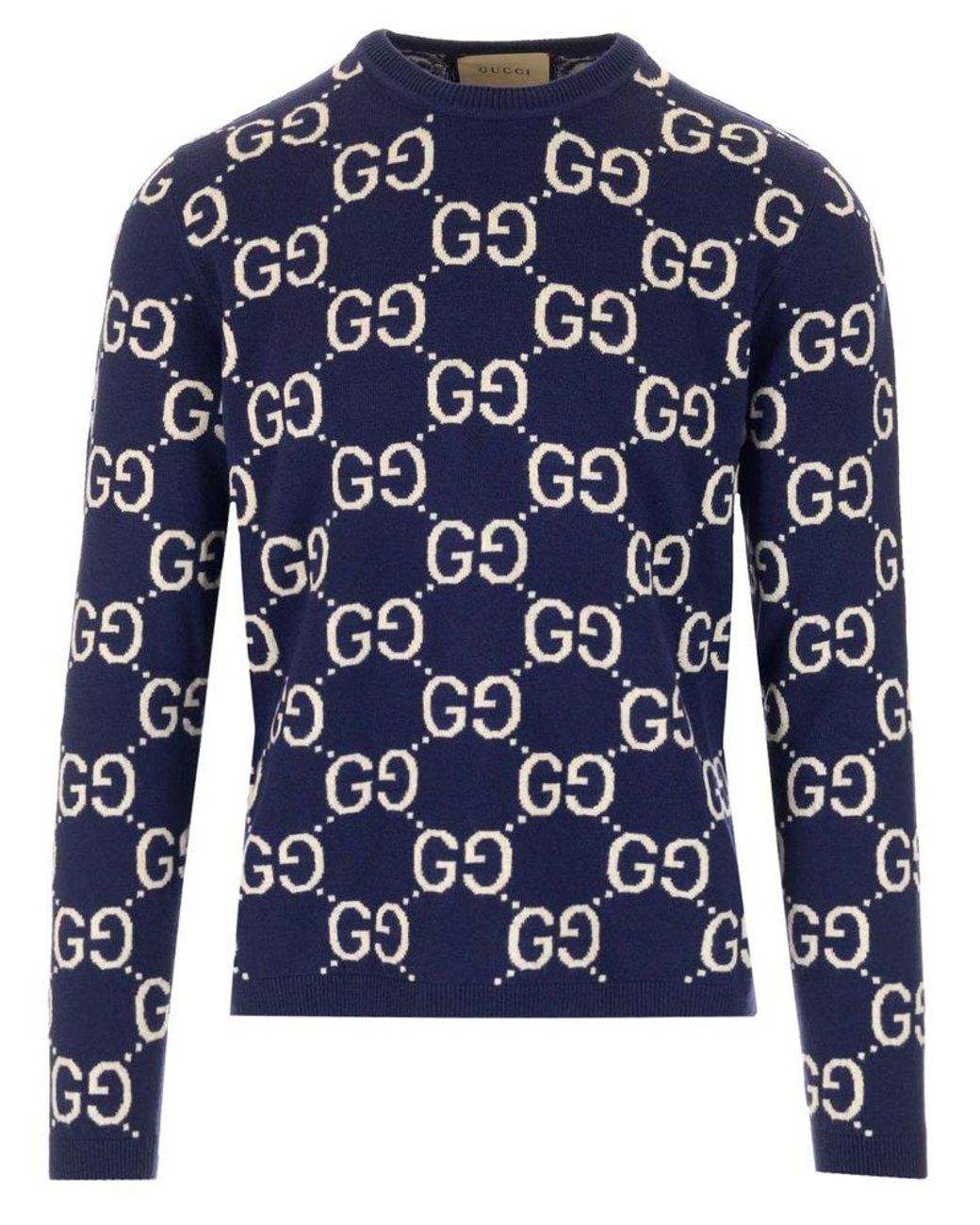 Gucci Pull En Jacquard De Laine gg in 