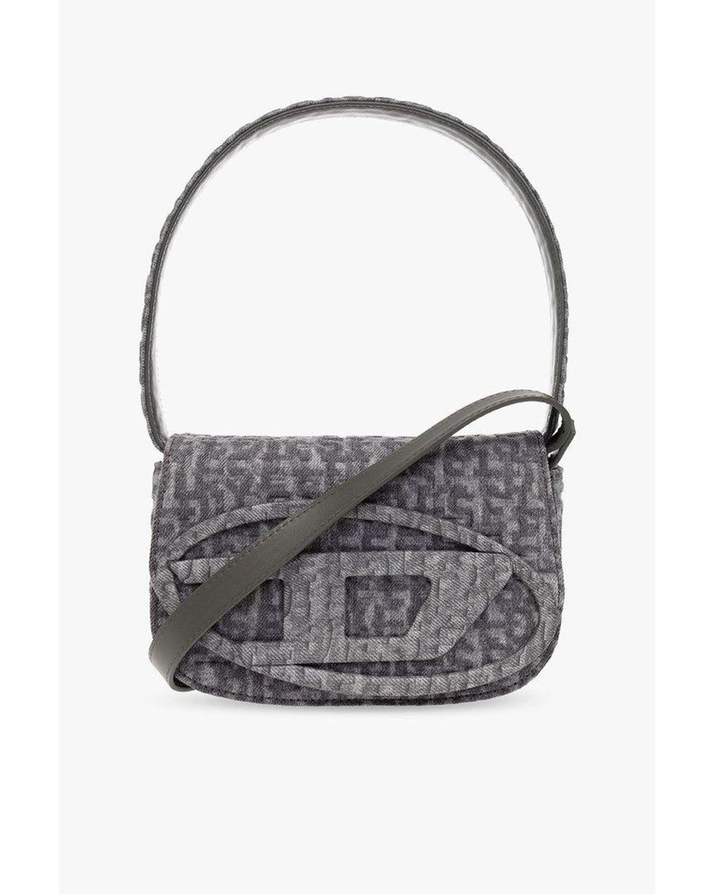 DIESEL 1dr Shoulder Bag In Gray Lyst diesel-1dr-shoulder-bag-in-gray-lyst