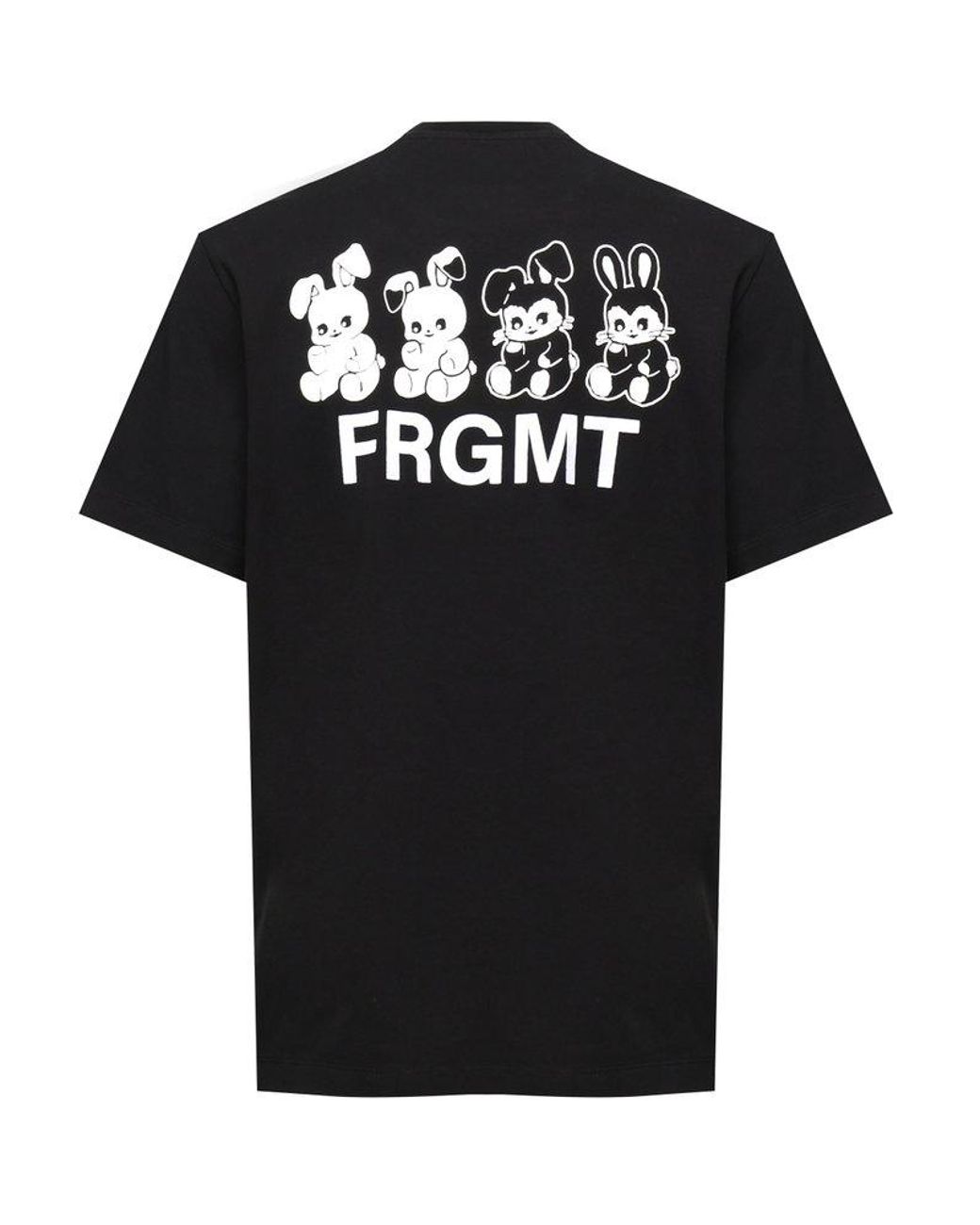 ★MONCLER × FRGMT★cartoon ロゴ コットン Tシャツ Black Moncler x FRGMT Cartoon Logo Cotton T-Shirt - Moncler