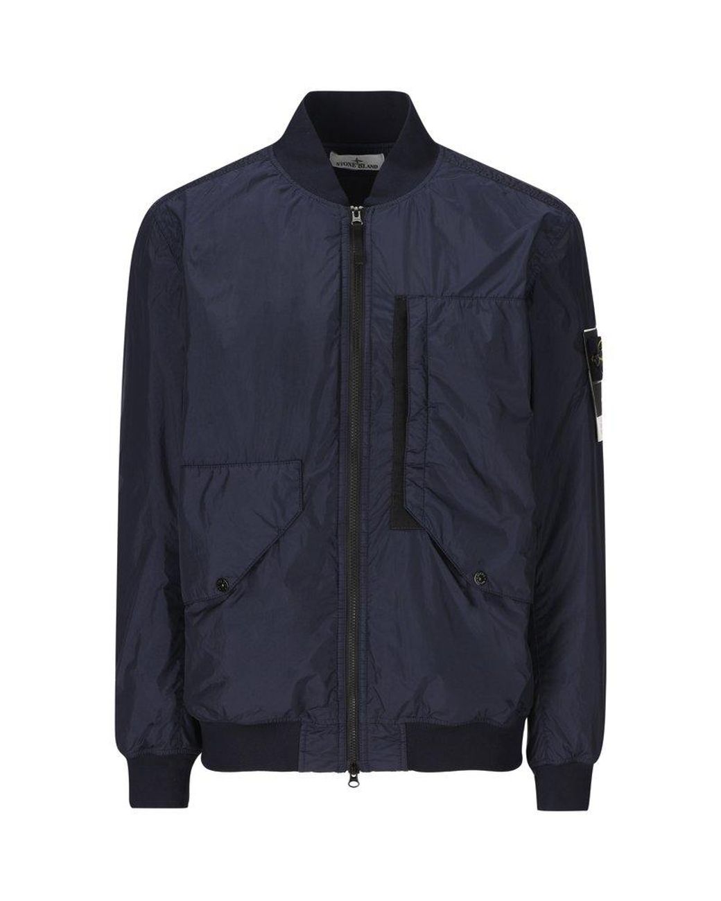 Stone island crinkle clearance reps bomber jacket