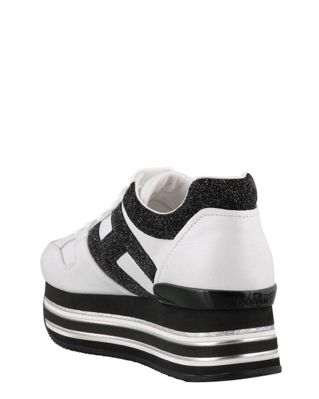 Hogan H222 Maxi Platform Sneakers in White Lyst Canada