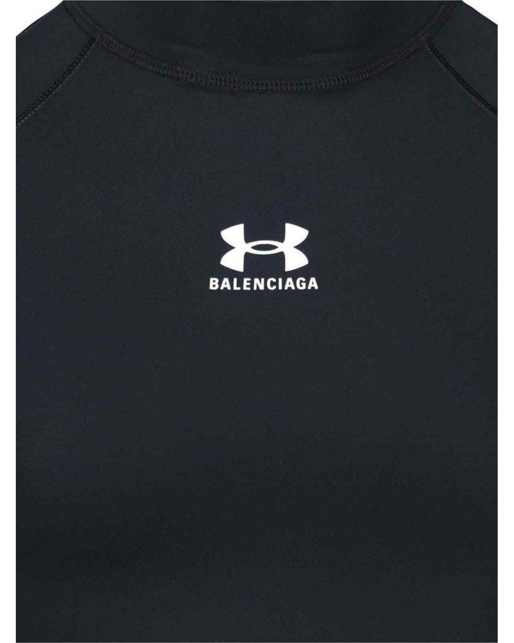 【Balenciaga】UNDER AMOUR MOCK NECK S/S T-SHIRT◆816222TRVY3 balenciaga--Under-Amour-Mock-
