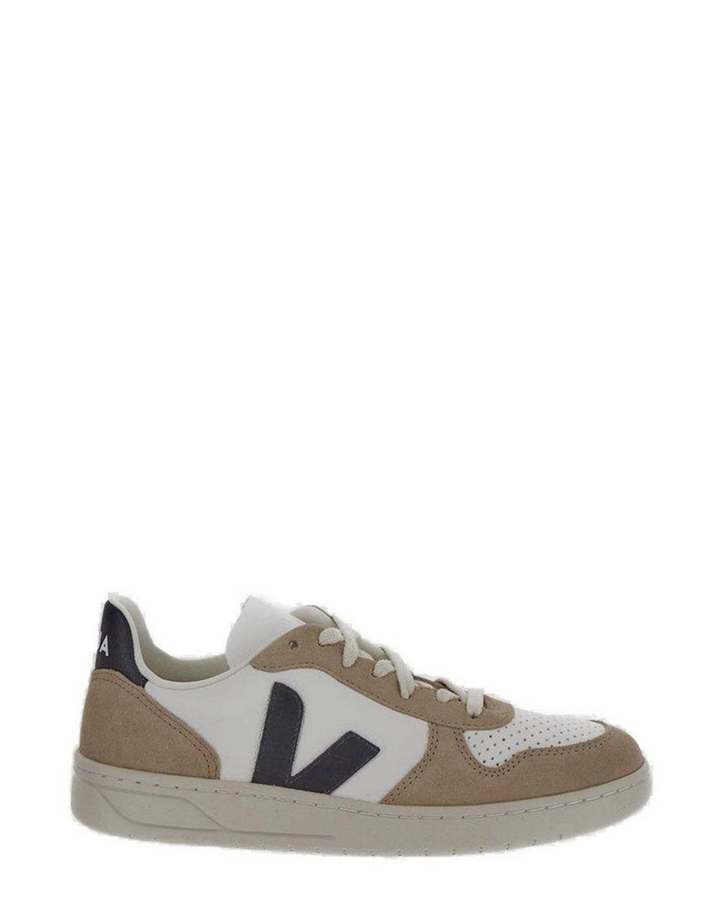 Veja Logo Patch Panelled Sneakers | Lyst