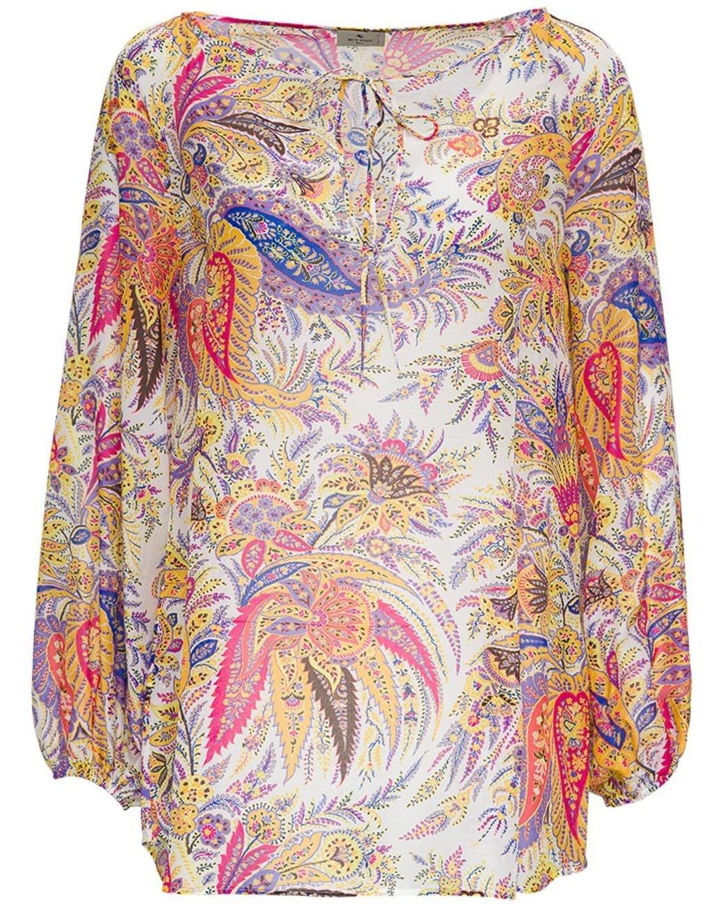 Etro Cotton Floral Printed Blouse - Save 16% - Lyst