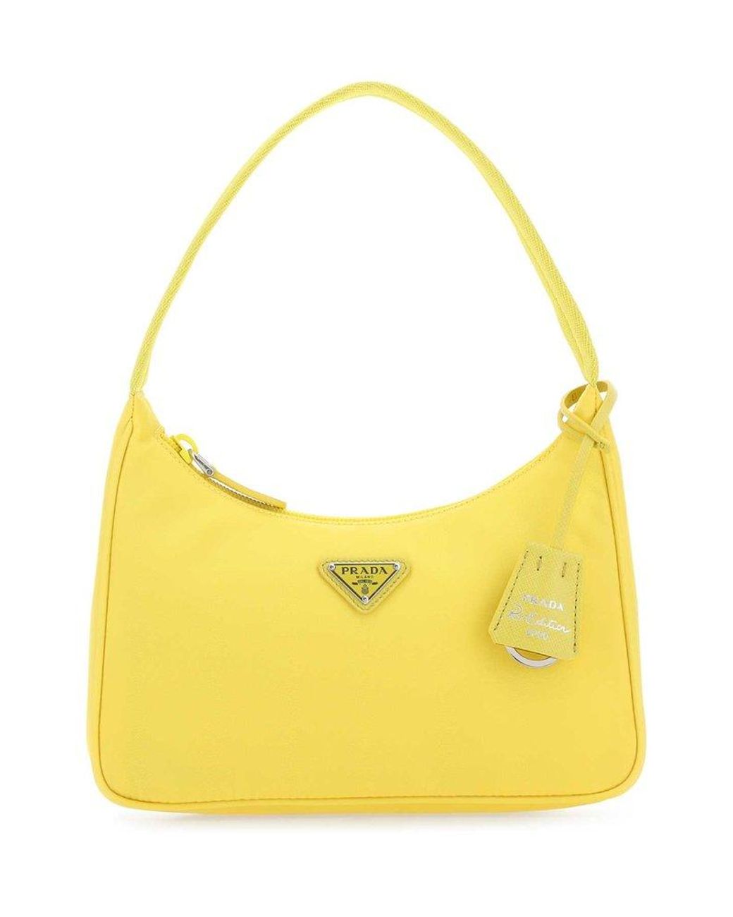 Prada Reedition 2000 Mini Shoulder Bag in Yellow Lyst