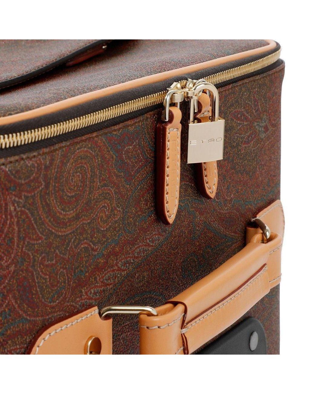 Etro Paisley Calf Leather Bag in Brown for Men Mens Bags Tote bags 