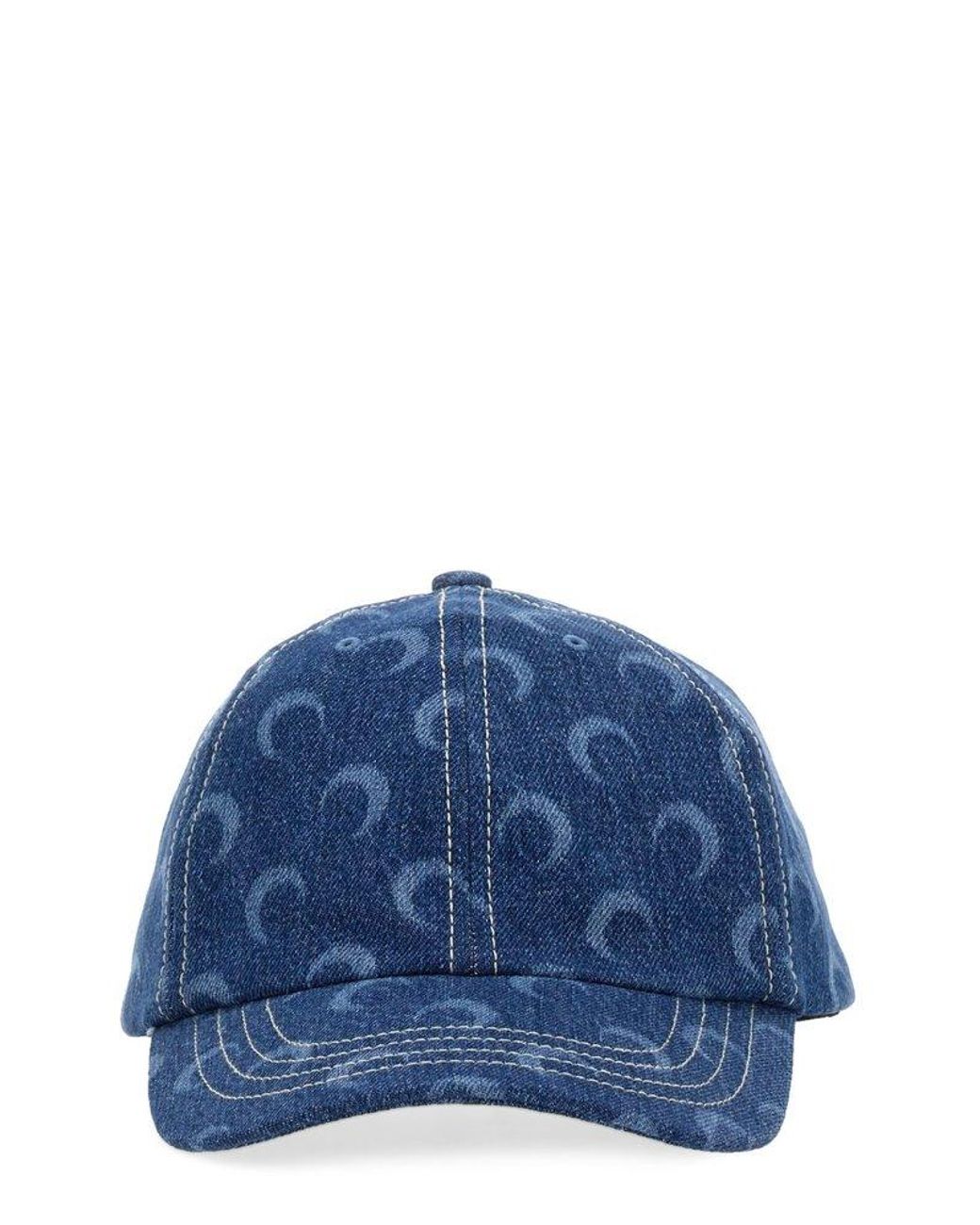 Marine Serre Baseball Cap in Blue Lyst