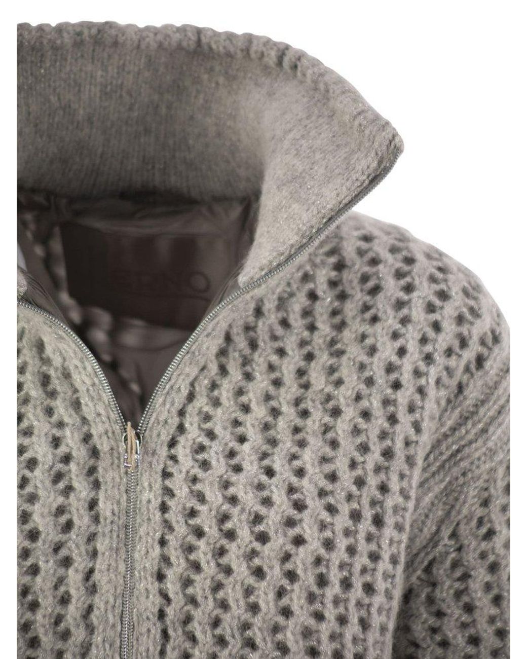 Herno hooded cardigan deals