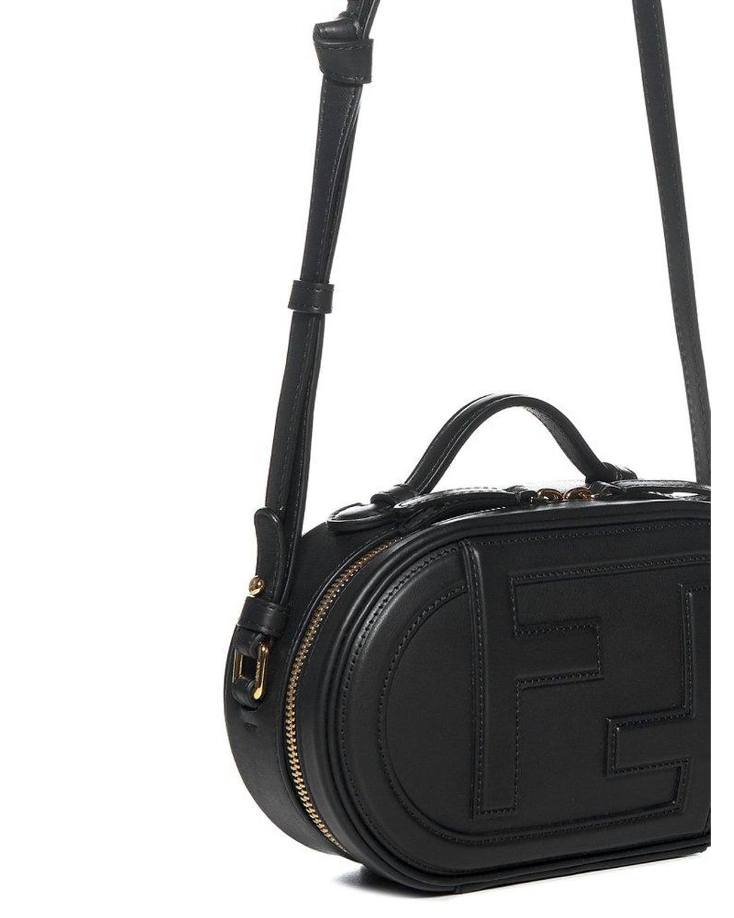 Fendi O lock Mini Camera Bag in Black Lyst Canada