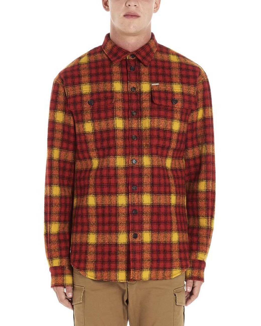 yellow lumberjack shirt wow