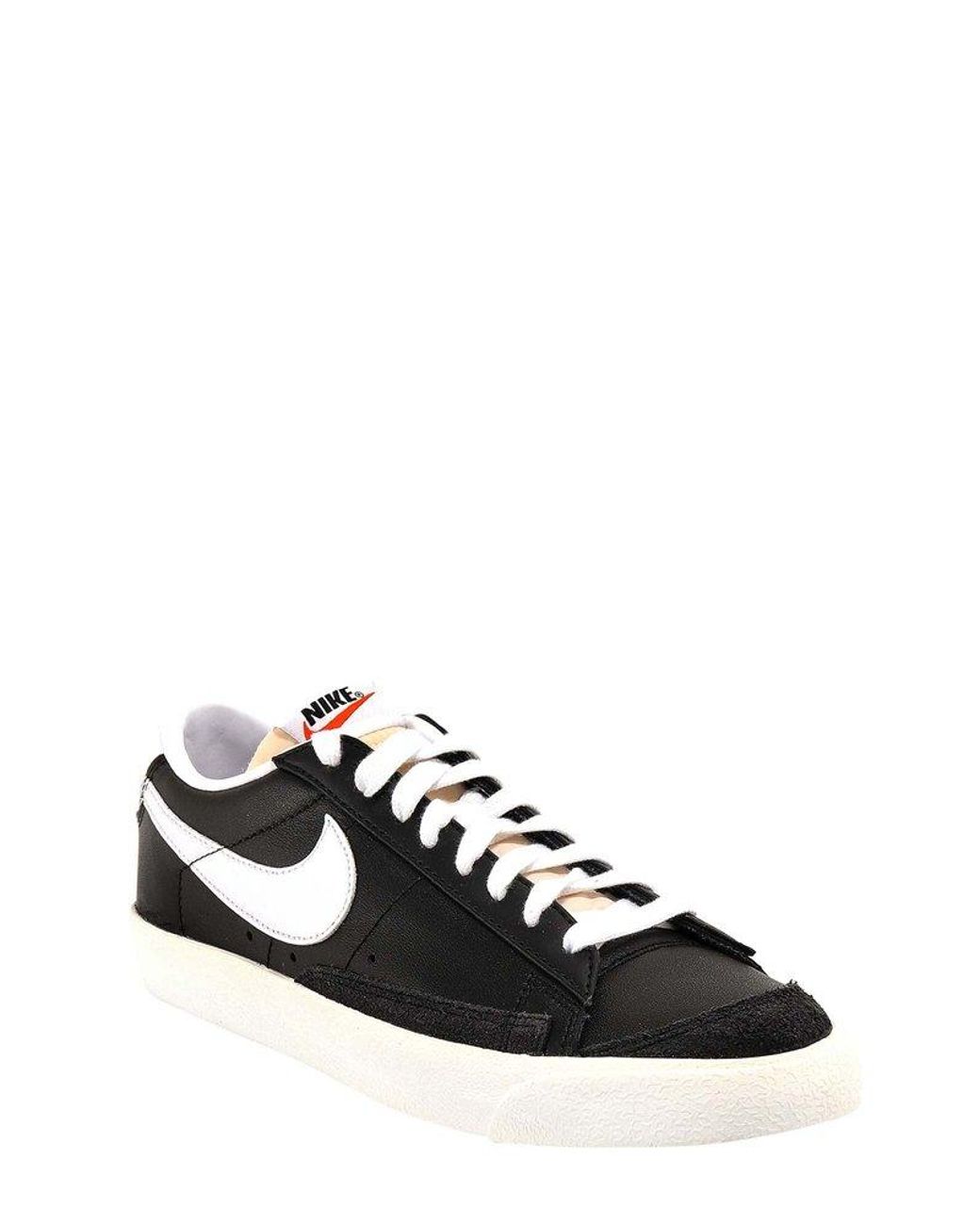 black lowtop blazers