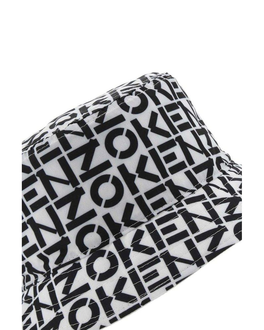 KENZO Men's Monogram Reversible Bucket Hat - Ink