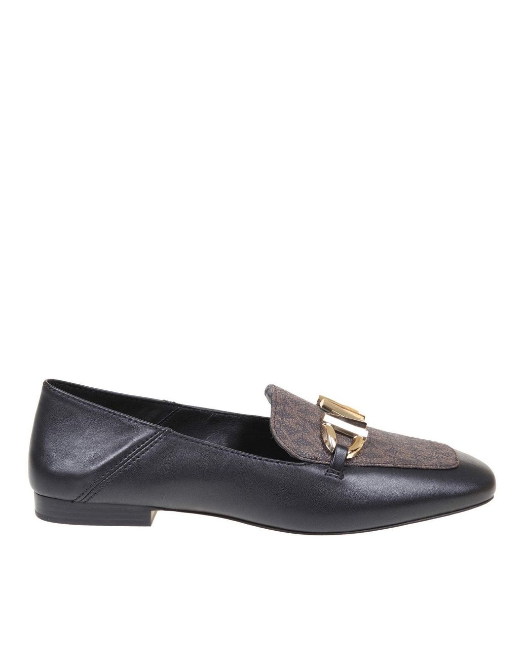 MICHAEL Michael Kors Izzy Motif Loafers in Black | Lyst