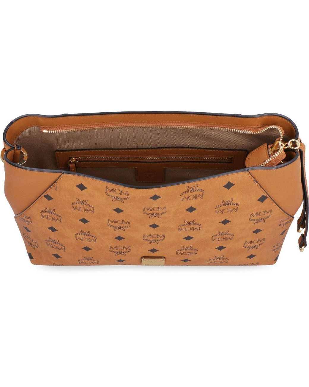MCM Visetos Luggage Tag - Brown Bag Accessories, Accessories - W3050697