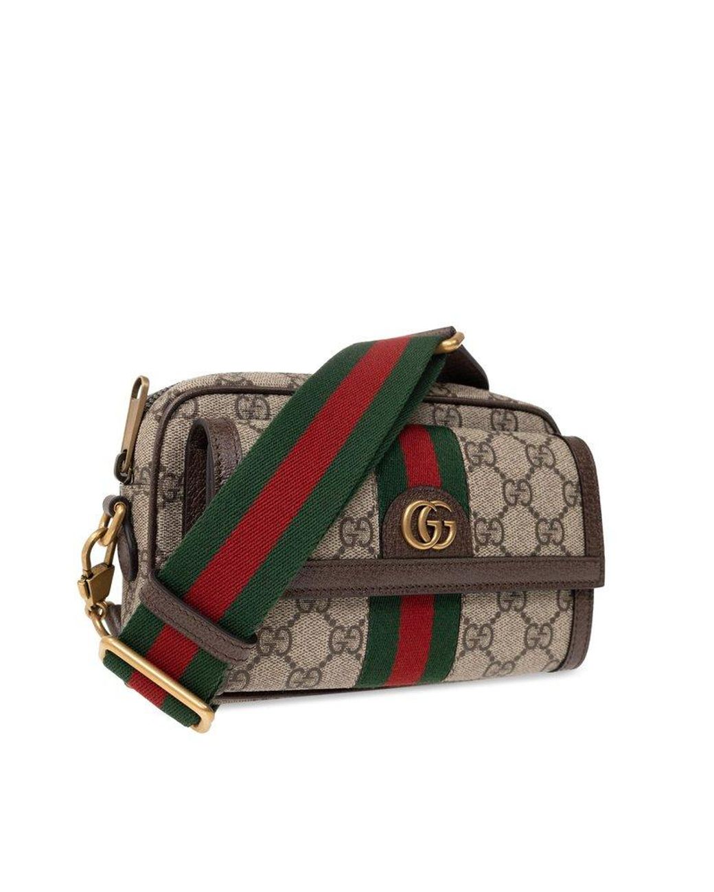 Gucci Ophidia Gg Supreme Small Canvas Belt Bag, $750